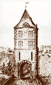 Pražská brána, kterou se vyjíždělo z města jihovýchodním směrem do vnitrozemí, byla zbourána v roce 1829