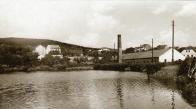 Brettmuhlteich v r.1926. Na břehu rybníka stával mlýn